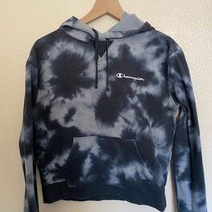Women’s Tie dyed champion sweater.